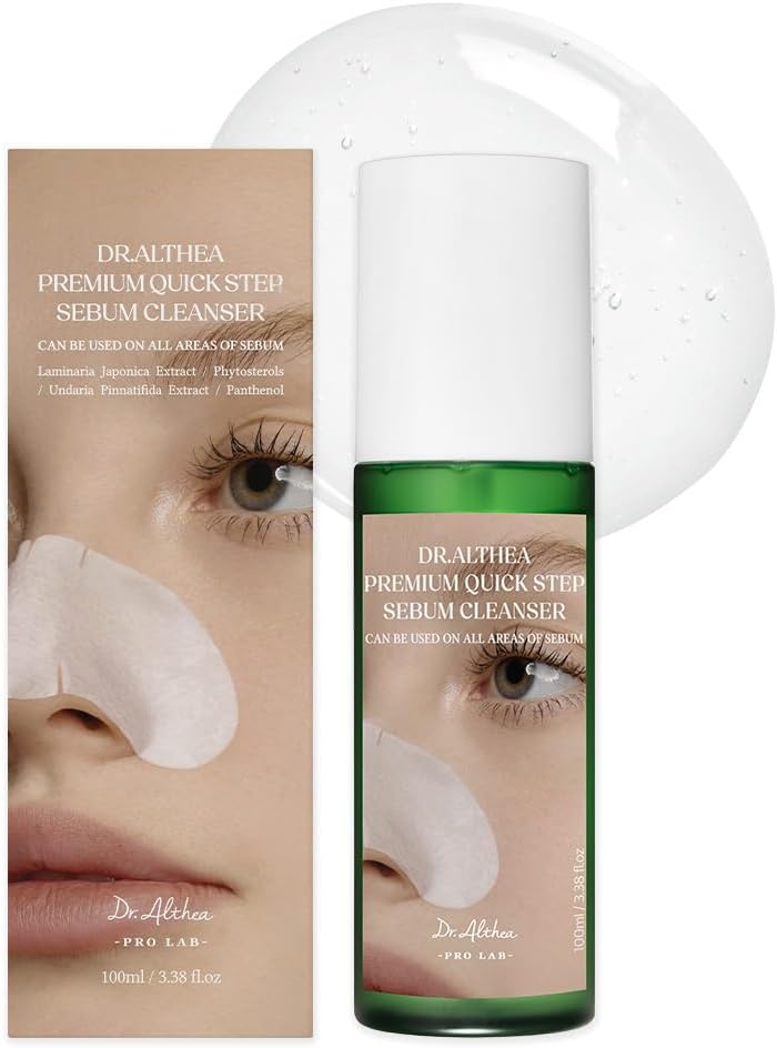 Dr.Althea Premium Quick Step Sebum Cleanser | Quick and Effective Blackhead Remover | Facial Exfoliant for Sensitive Skin | Korean Skin Care | 3.38 fl oz