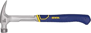 IRWIN Hammer, Rip Claw Hammer, Ergonomic Textured Grip, 16 OZ (IWHT51216)