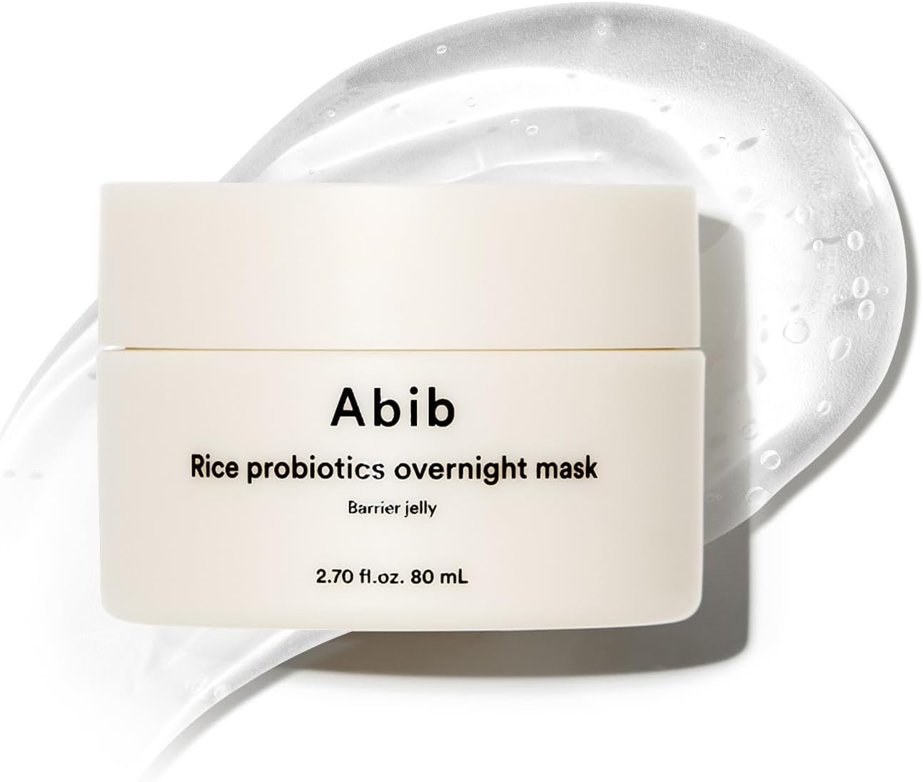 Abib Rice Probiotics Overnight Mask Barrier Jelly 80 ml K-Cosmetics Night Mask Anti-Ageing Against Wrinkles