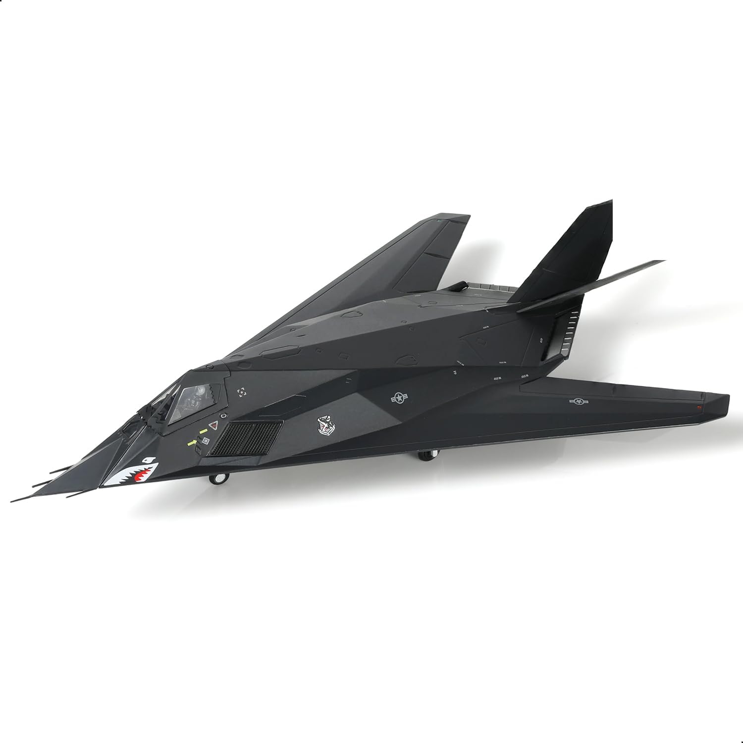 NUOTIE 1/72 F-117 Nighthawk Stealth Strike Fighter US Airforce Jet Model American Edwards AFB 85-831 Fighter Plane Model Die-Cast Aircraft Model Kit Collection Gift for Adults