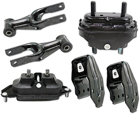 Engine Motor & Transmission Mount Compatible with 2006-2011 Chevrolet Impala 3.9L/2006 Chevrolet Monte Carlo 3.9L Set 6pc -K1047 |A5263 A5263 A2906 A5372 A5372 A2712