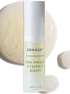 Sonage High Impact Vitamin C Serum: With Hyaluronic Acid | Brightens, Hydrates, Fades Dark Spots and Corrects Skin Tone