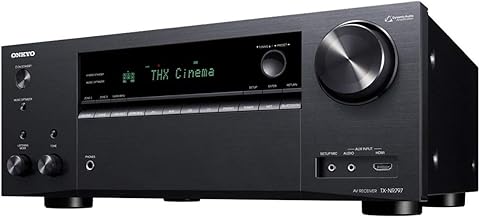 Onkyo TX-NR797 Smart AV 9.2 Channel Receiver with 4K Ultra HD | Dolby Atmos | AirPlay 2 | IMAX Enhanced (2019 Model),Black