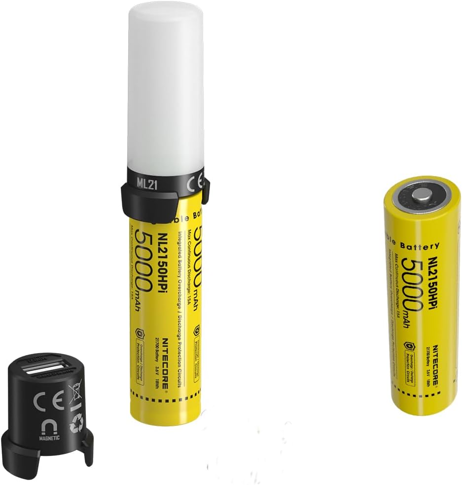Combo: Nitecore Intelligent Battery System MPB21 KIT: 3-in-1 Light, Charger & PowerCharger w/extra NL2160HPi battery