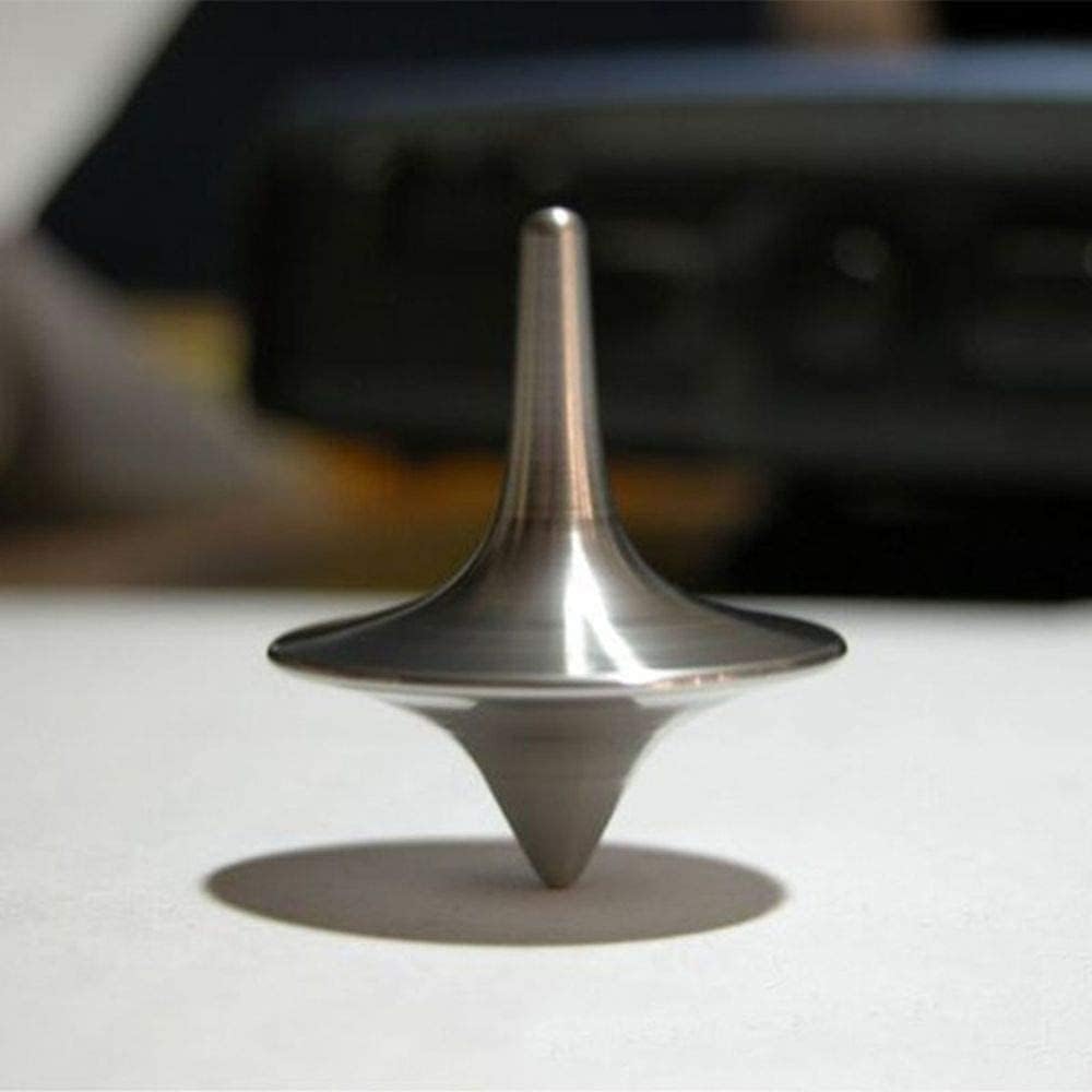 Spinning Tops, Portable Precision Metal Spinner Top Premium Exquisite Perfect Balance Desktop Gyro Vintage Totem, Zinc Alloy Spinning Top Desk, Novelty Spinning Tops