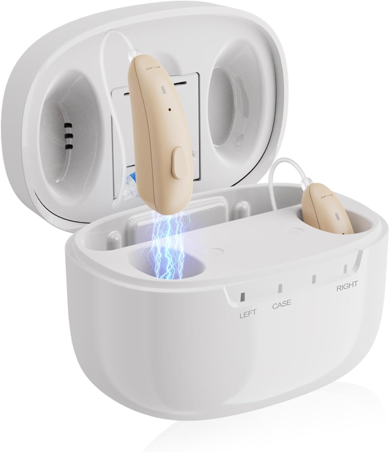 Rechargeable Hearing Aids for Seniors Hearing Loss, Upgraded 16-Channel OTC Hearing Aid with Intelligent Noise Cancelling for Adults, Micro Invisible, Digital Signal, Ultra-Clear Sound Quality