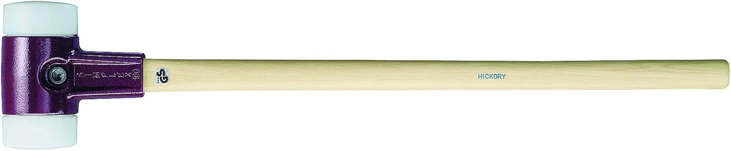 Stubai 102121 "Simplex" Medium Hard Plastic-Faced Hammer with Superplastic Insert, Multi-Colour, 100 mm
