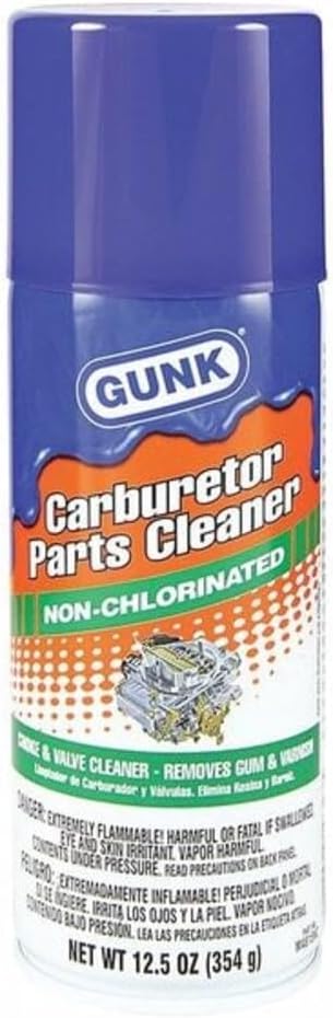 GUNK M4815NC Non-Chlorinated Carburetor Parts Cleaner - 12.5 oz.
