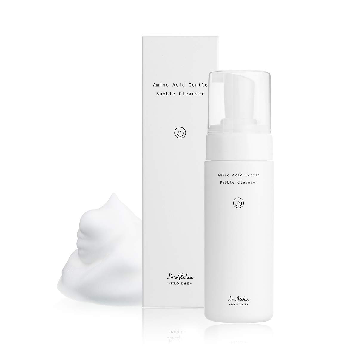 Dr.Althea Amino Acid Gentle Bubble Cleanser | Foam Cleanser | Daily Gentle Face Wash for Sensitive Skin | Vegan Korean Skin Care | 4.73 fl oz