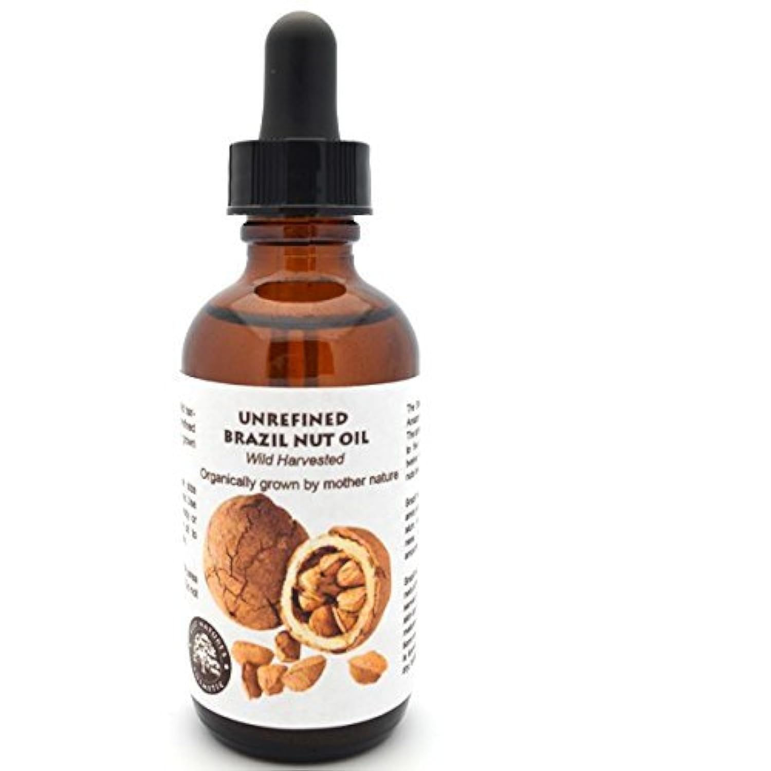 Best Nature's Cosmetics Virgin Organic Brazil Nut Oil Moisturizer for Skin and Hair, 1 Fl Oz