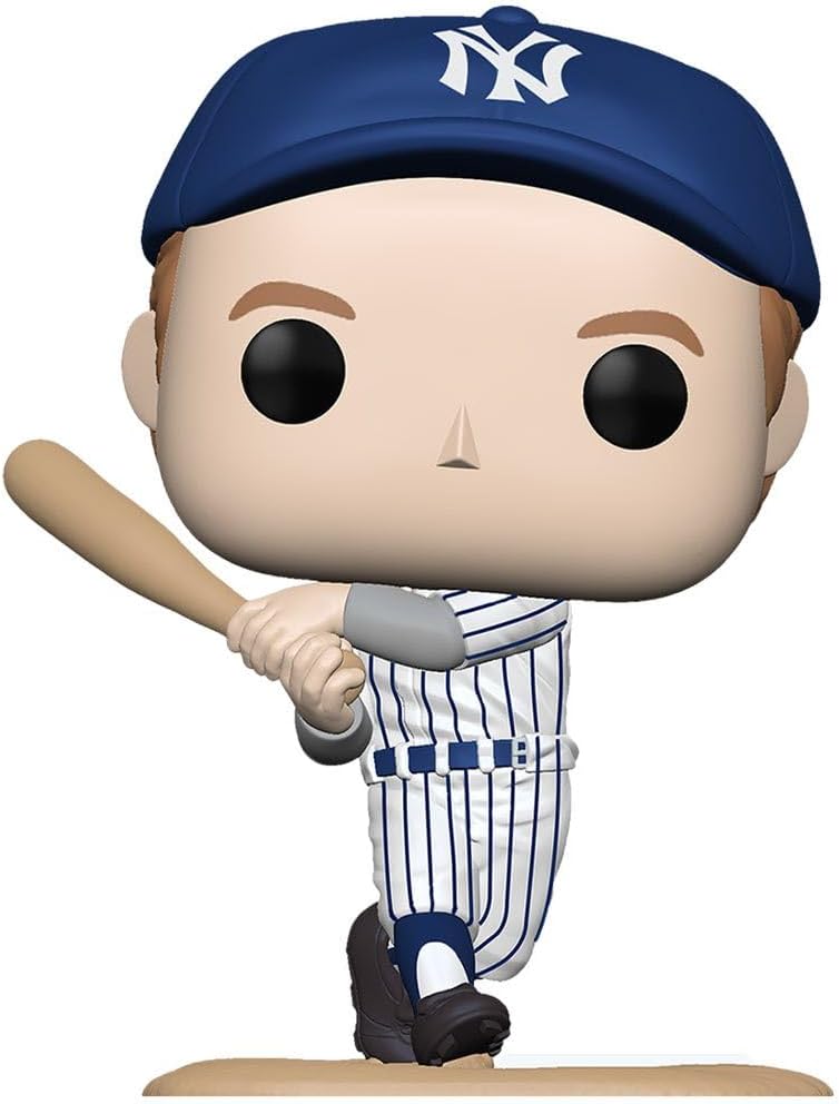 POP MLB: Legends - Lou Gehrig Funko Vinyl Figure (Bundled with Compatible Box Protector Case), Multicolor, 3.75 inches