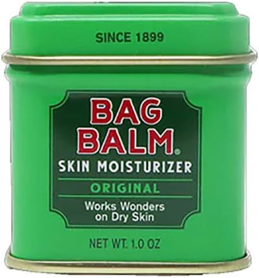 Bag Balm Original Skin Moisturiser with Lanolin |All-Purpose Hydrating Balm for Dry, Chafed Skin | Soothes Cracked Hands, Split Heels & Cuticles | Paraben-Free (28g)
