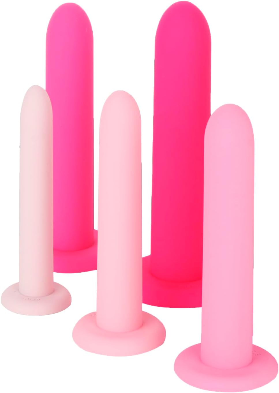 Silicone Pelvic Floor Muscle Exerciser Trainer Set - 5 Kit System (Small Set)