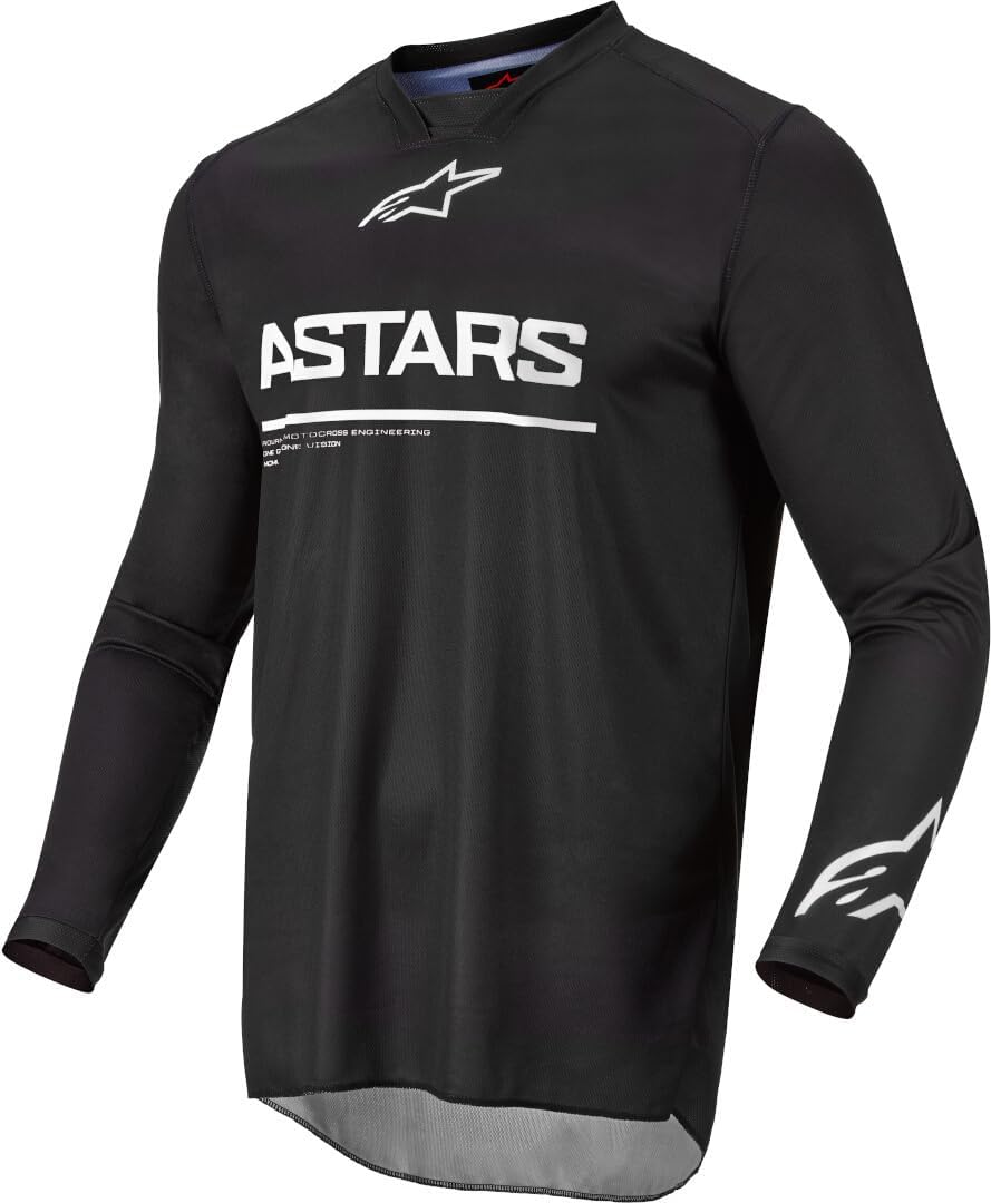 Alpinestars Racer Graphite Jersey Black Lg (3761922-10-L)
