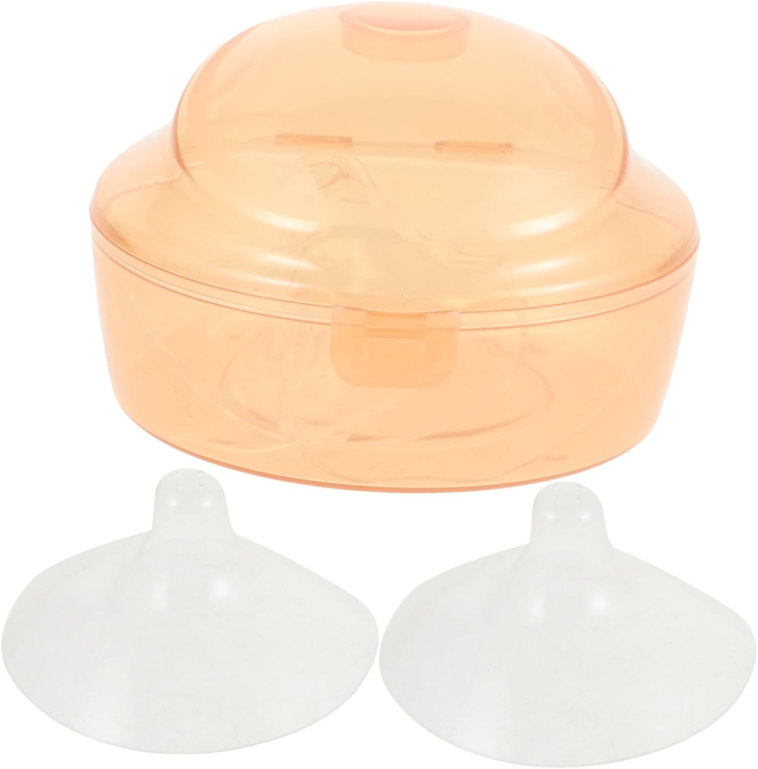 VANZACK 2Pcs Silicone for Comfortable Breastfeeding Soft and Invisible Nursing Cups Essential Protector for Newborns Lightweight and Multipurpose Use