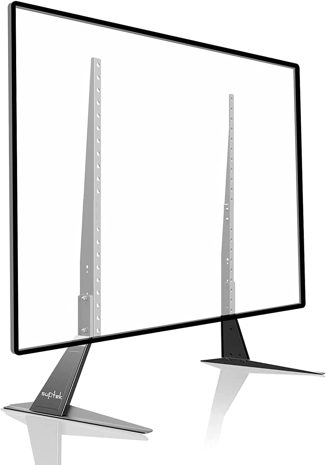 Suptek Universal TV Legs, TV Stand Replacement for Most 22-65 inch LCD/LED/OLED/Plasma TVs, Adjustable Table Top TV Feet for Flat&Curved Screen, VESA up to 800x400mm, Capacity 50kgs