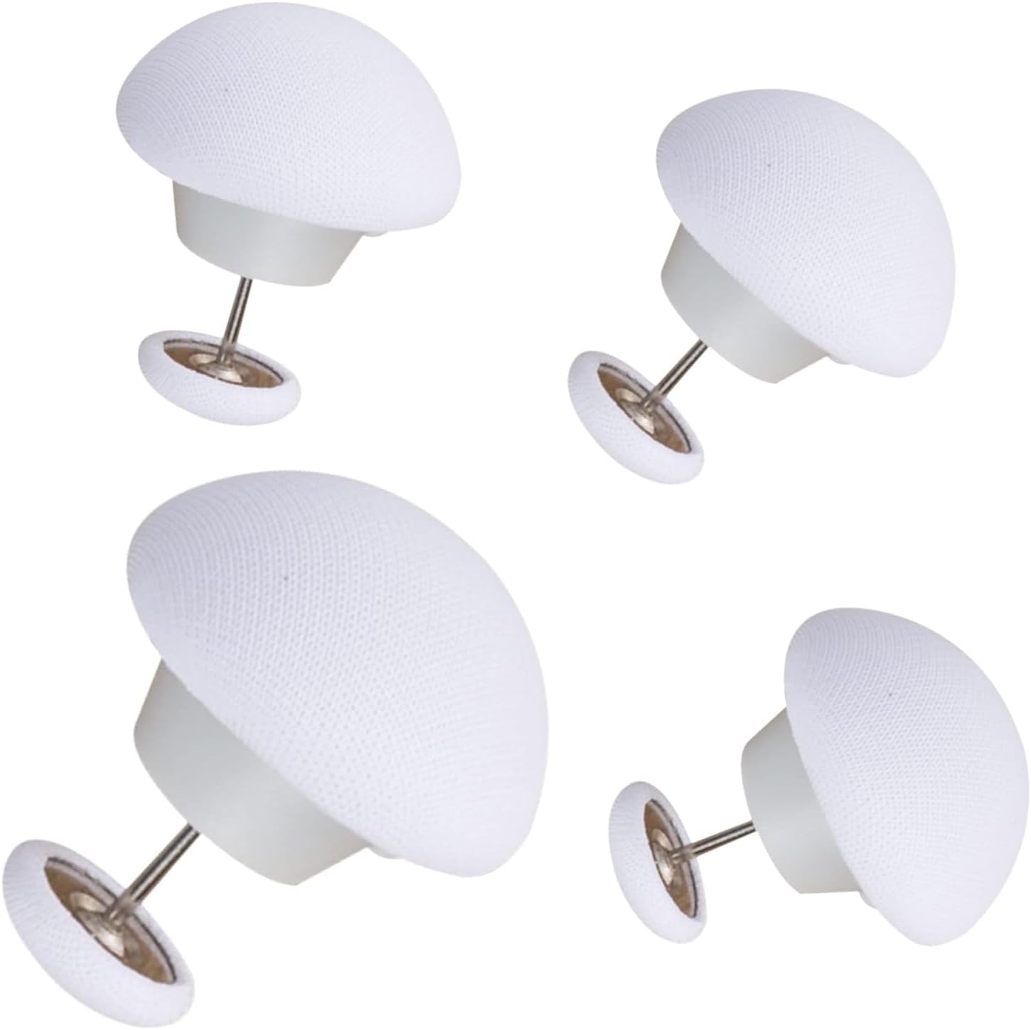 Duvet Clips to Hold Comforter Inside, Non-Slip Bedding Clips, Strong Duvet Cover Clips Fasteners for Sheets, Quilts & Blankets (4 Pack-White)