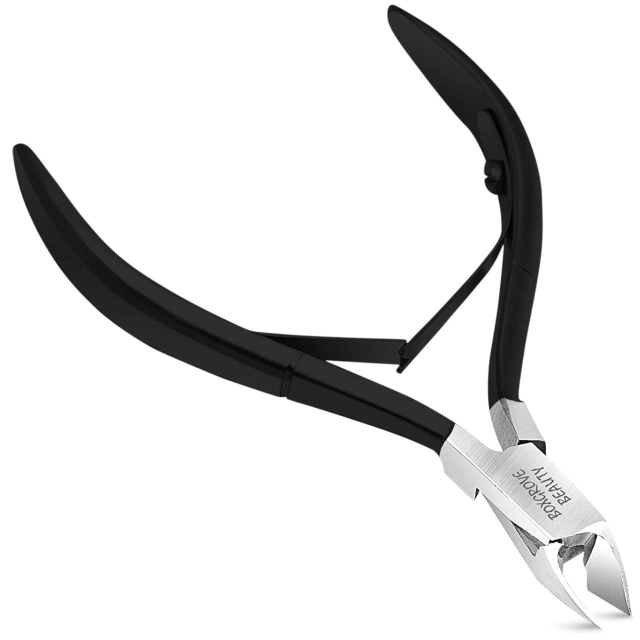 Professional Cuticle Cutter Stainless Steel Cuticle Nippers with Sharp Blades and Double Spring Cuticle Clippers - Nail Cuticle Trimmer Tool for Manicure & Pedicure Beauty at Home/Spa/Saloon