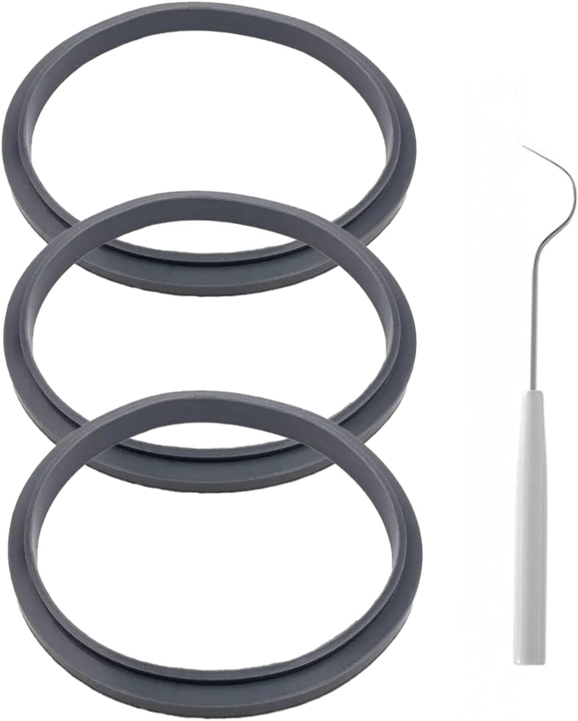 3-Pack Sealing Gaskets Replacement Parts Fits for NutriBullet Blenders 600w/900w Extractor Blade
