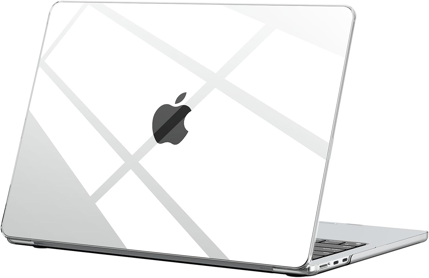 BlueSwan Compatible with MacBook Air 13 inch Case M4 2025 M3 2024 M2 2022 (A3240 A3113 A2681) Transparent Plastic Hard Shell Protective Cover for Mac Book Air 13.6 inch Laptop - Crystal Clear