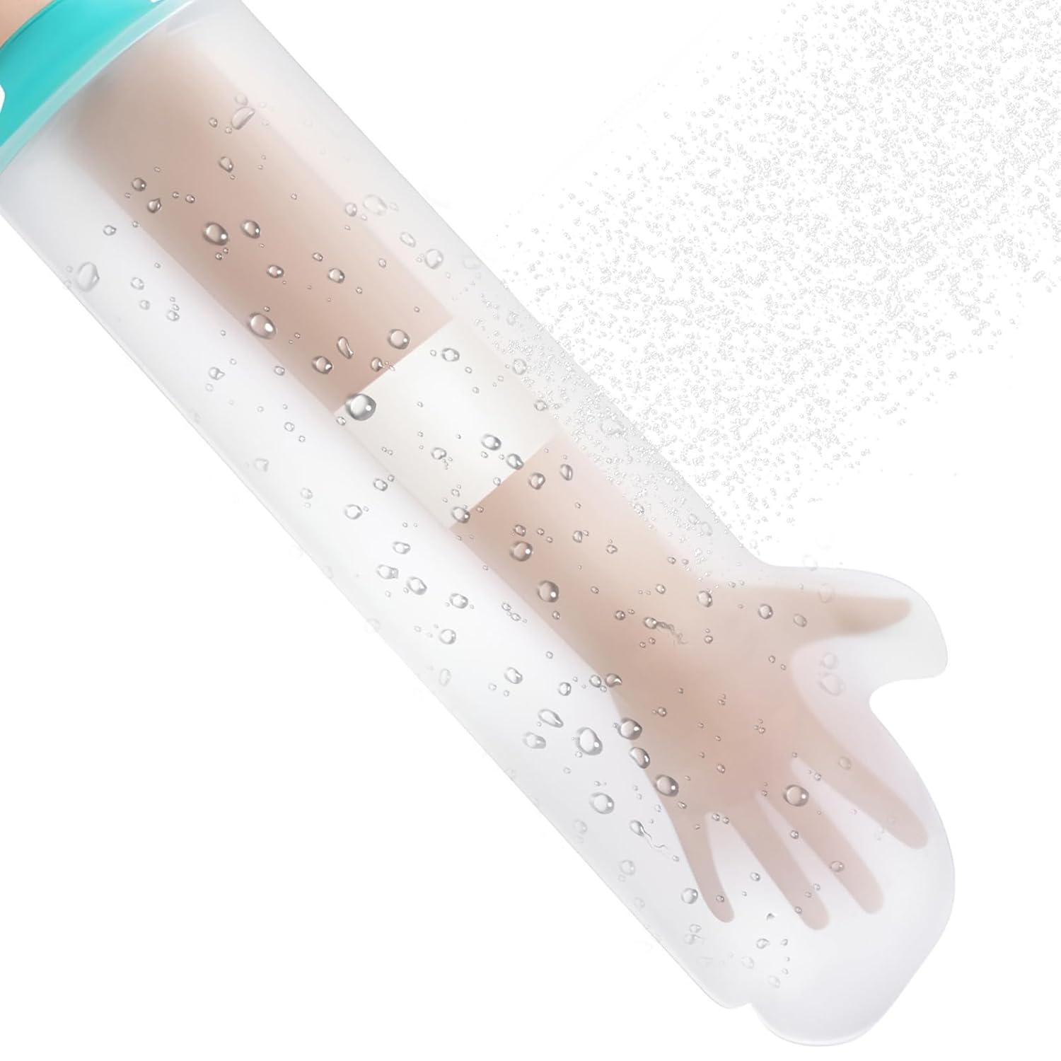 Hand Cast Cover, Waterproof Cast Cover for Shower Arm, Reusable Arm Cast Protector, Comfortable Watertight Seal for Bandages, Plaster Casts, Wound Care, Surgery Recovery and Injury Protection