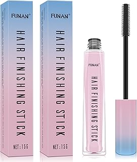 FUNAN Hair Finishing Stick 2 Pack for Small Broken Hair Cream/Gel for Women Naturally Refreshing, Non-Greasy and Non-Sticky
