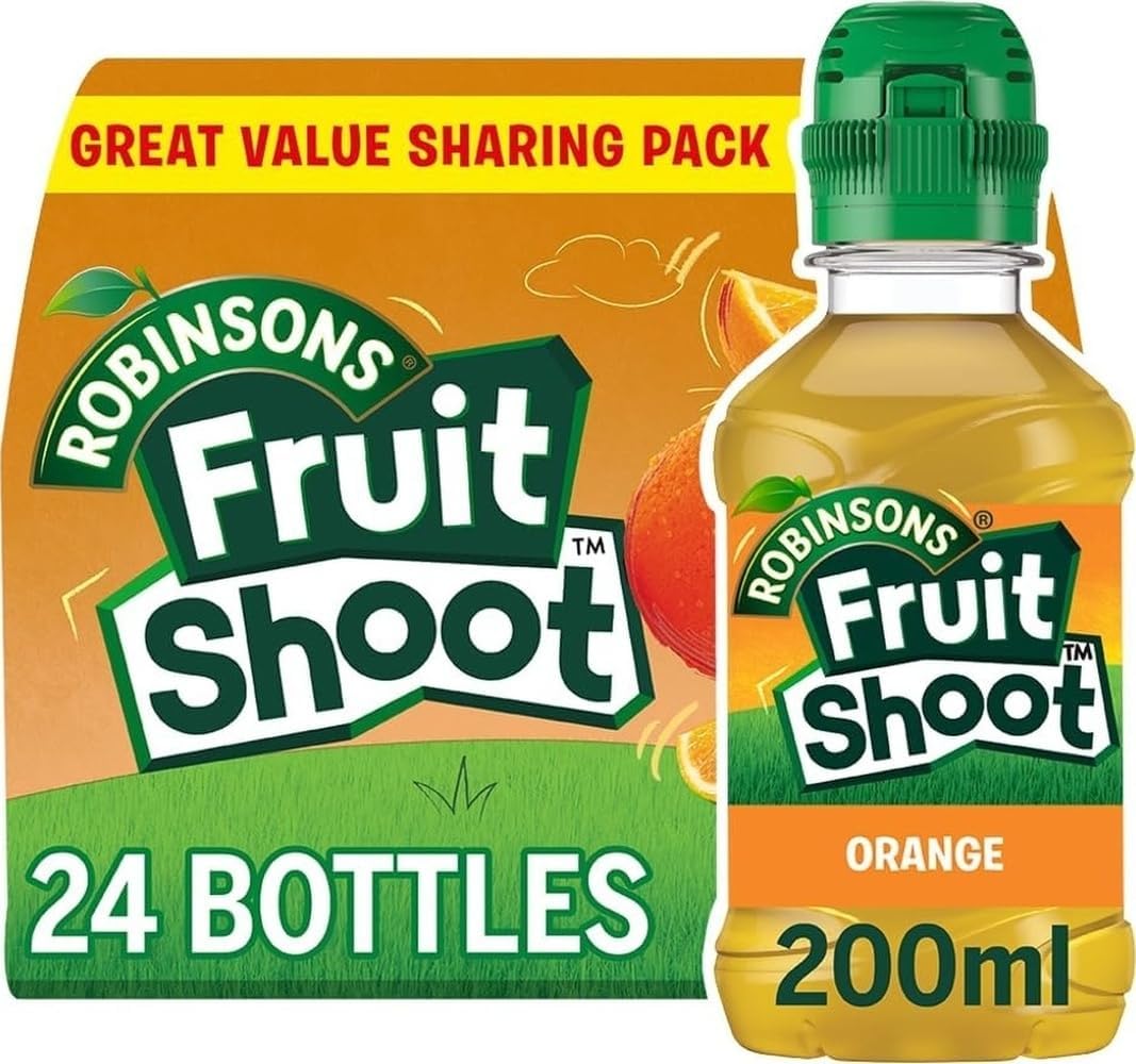 Robinsons Fruit Shoot Orange 24 x 200ml PET bottles