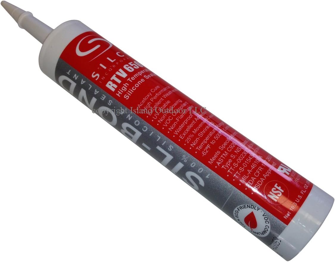 Sil-Bond Food Grade NSF FDA RTV Silicone Sealant Adhesive Red High Temp 10.3oz (Standard Version) (Standard Version)