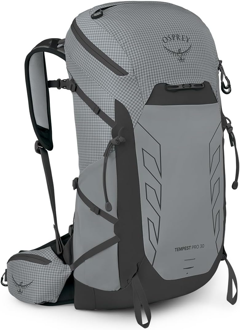 Osprey Tempest Pro 30L Women's Hiking Backpack with Hipbelt, Silver Lining