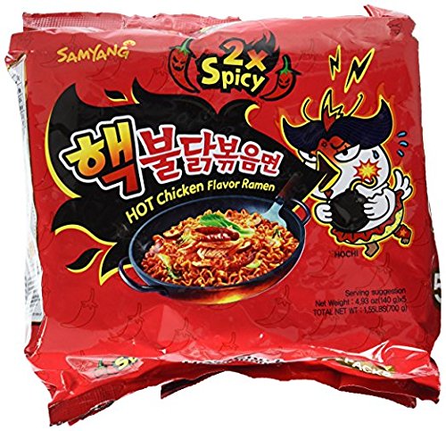 Samyang 2X Spicy Hot Chicken Flavor Ramen_KOREAN SPICY NOODLE (140g Each) (15 packs)