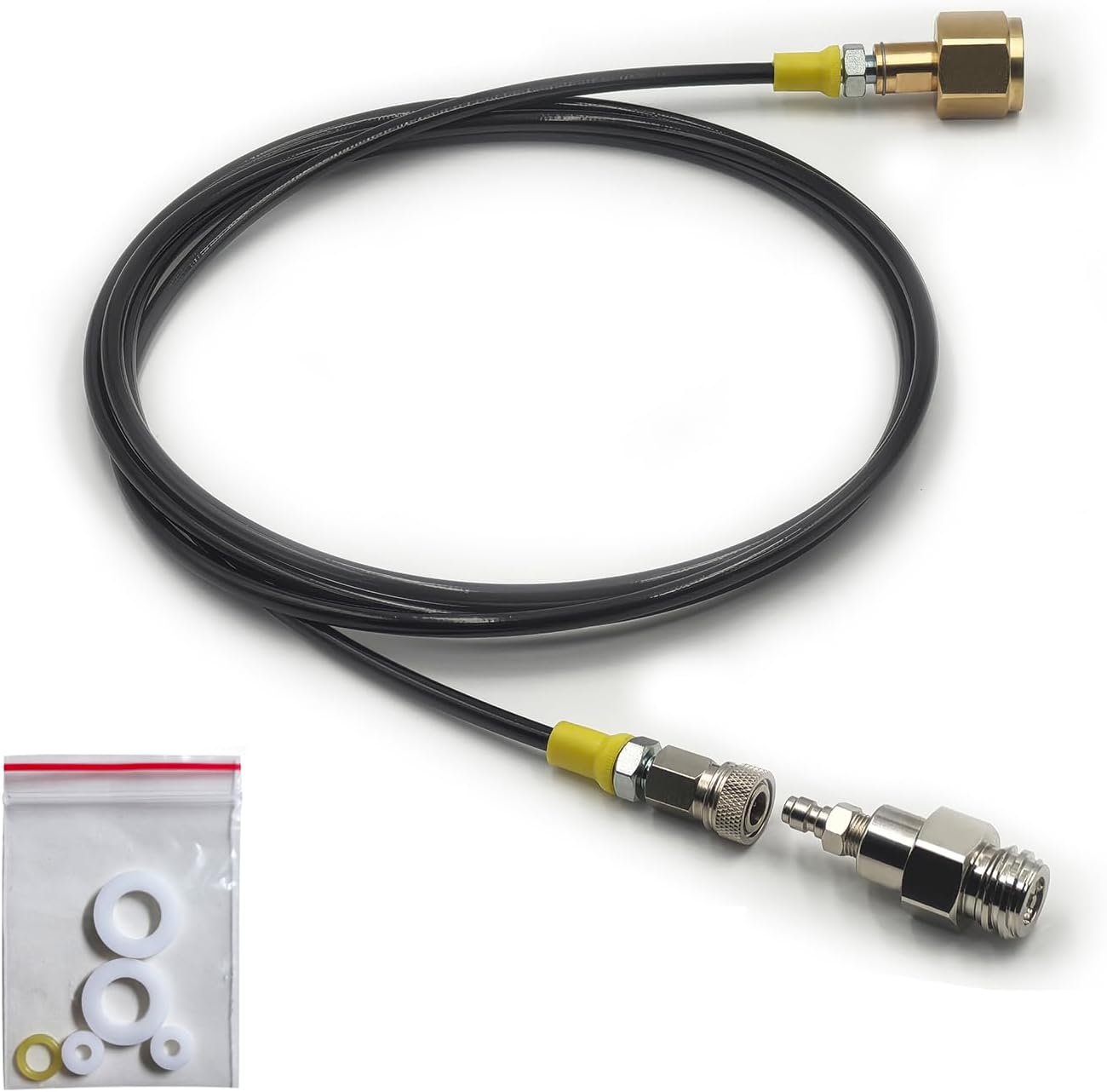 External Soda Water Maker Machine Fill Station Adapter and 98 Inches Hose Kit With Quick Disconnect Connector TR21-4