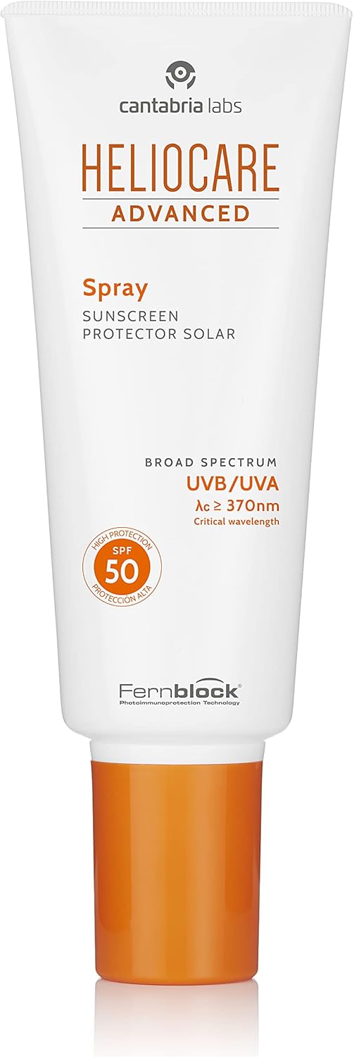 Heliocare Advanced Spray SPF 50 200ml / Spray For Body/Daily Uvb and Uvb Anti-Ageing/Combination, Dry, Oily and Normal Skin/No white residue