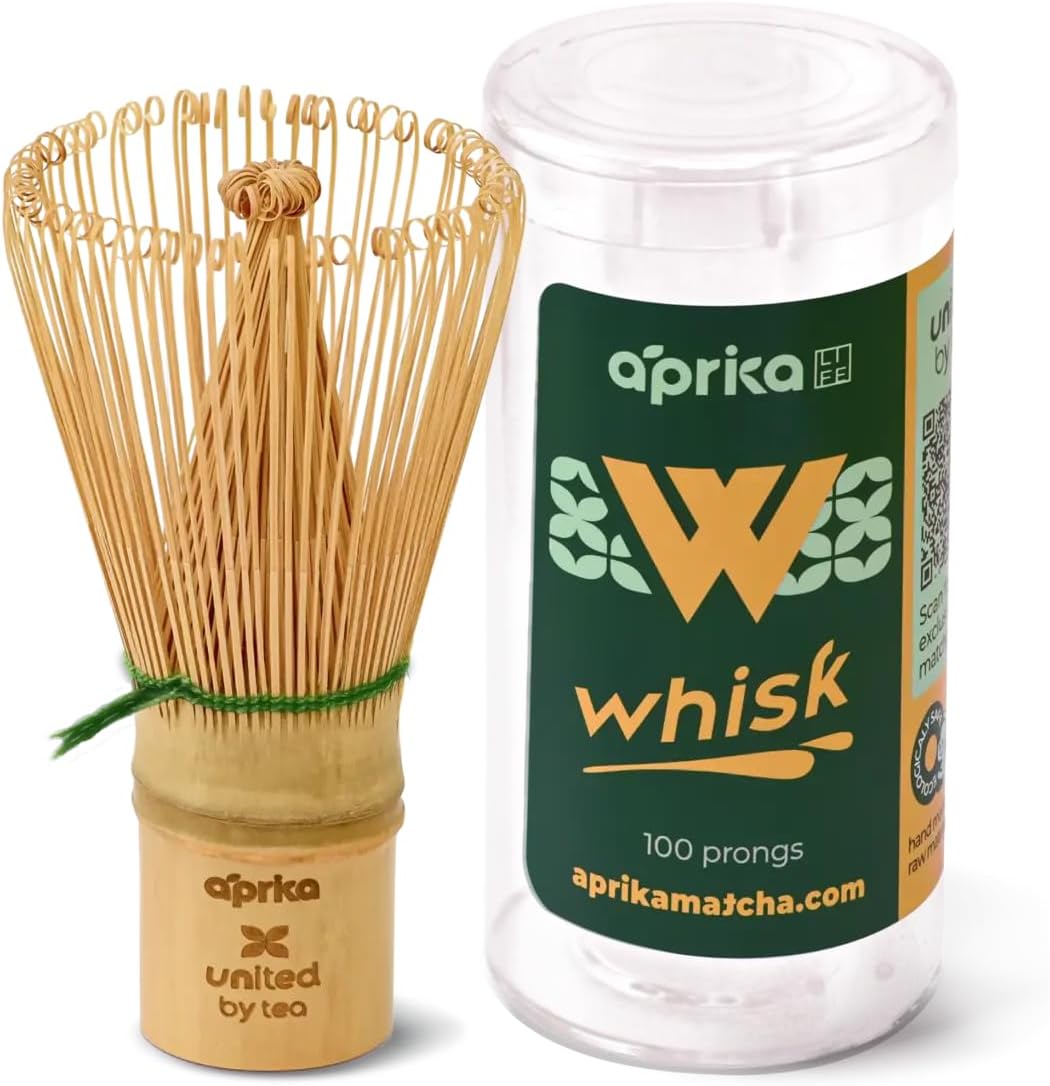 -Traditional Matcha Whisk - 100 Prong Bamboo Whisk For Ceremonial Tea Preparation - Authentic Japanese Bamboo Whisk For Matcha Tea