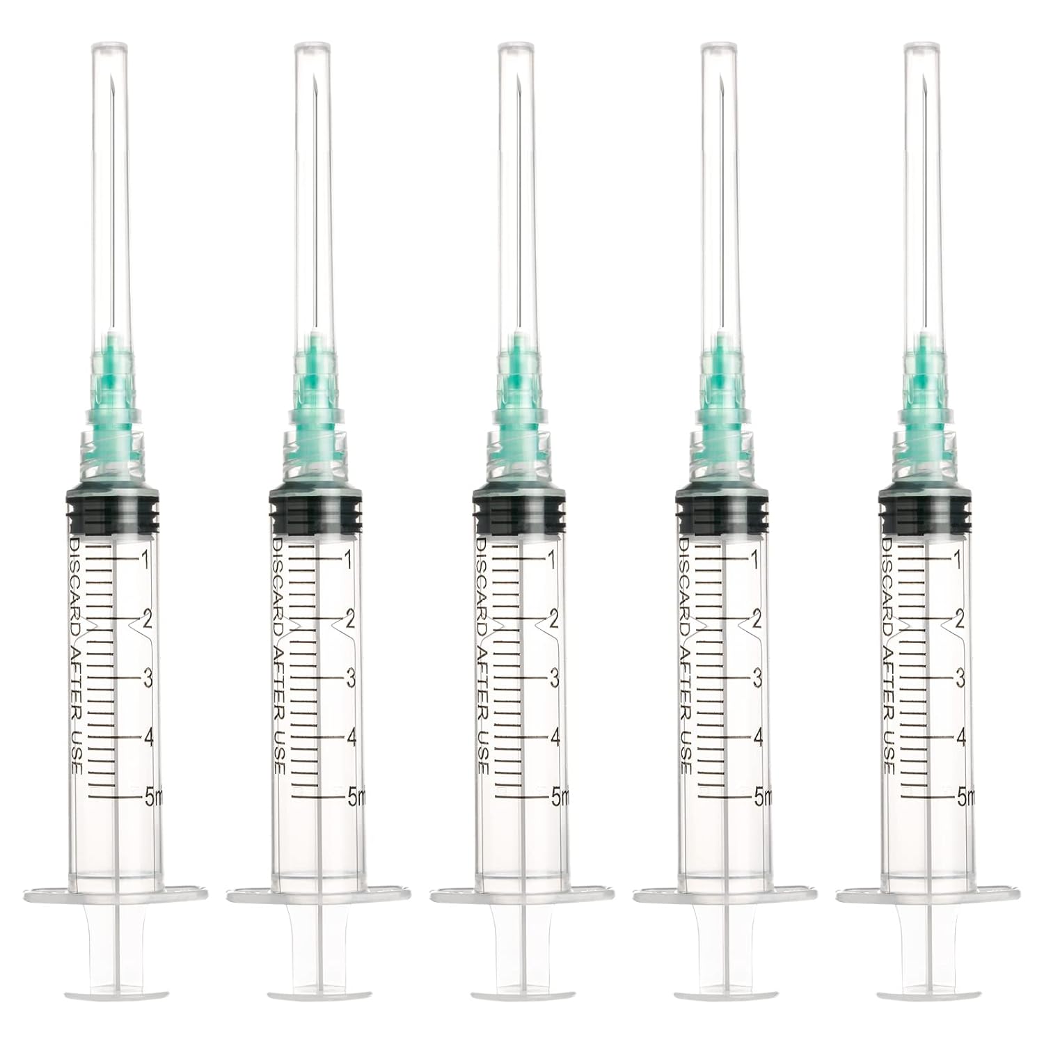 20 Pack Industry Lab Luer Lock Clear Plastic Dispensing Tool (5ml 0.8mm, 20)