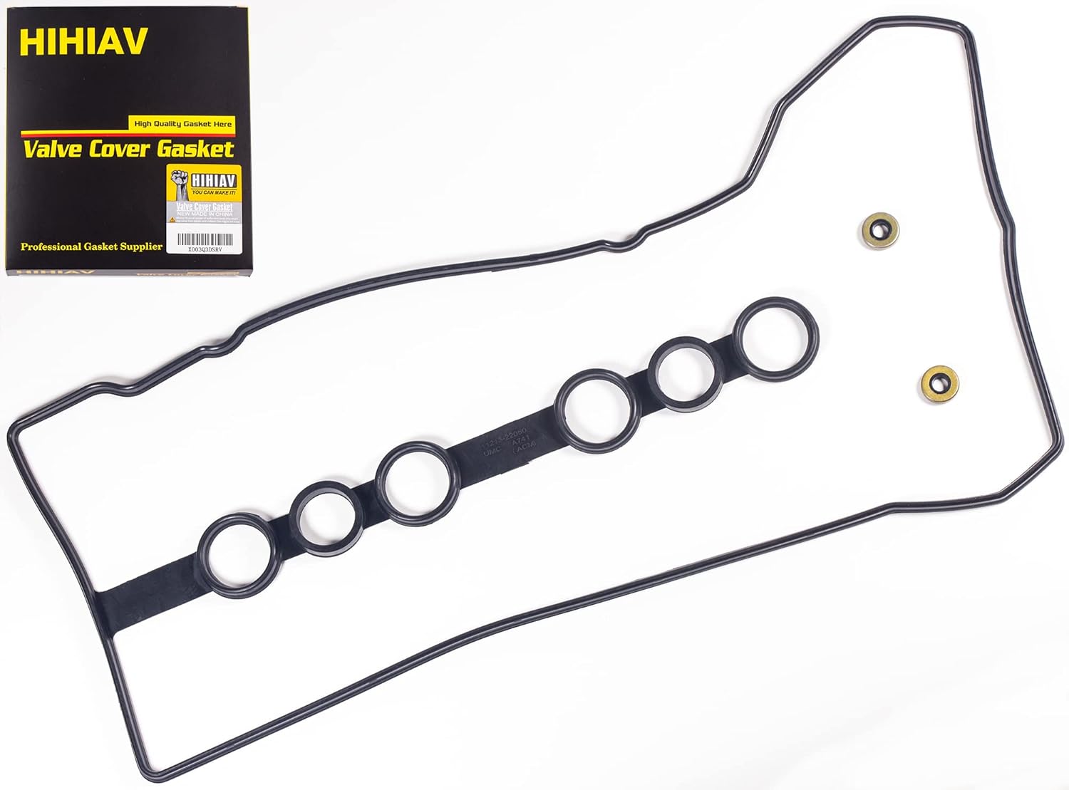 VS50542R Compatible with Toyota Corolla Matrix Celica Mr2 Engine Head Valve Cover Gasket Seal 1.8L&Gromets Spyder Chevrolet Chevy Prizm Pontiac 2000 2001 2002 2003 2004 2005 2006 2007 2008 VC2024