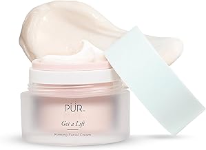 Firming Facial Cream, Get a Lift by PUR Beauty - Triple-Action Lightweight Moisturizer for Face & Neck Tightens Sagging Skin & Restores Firmness for Fine Lines & Wrinkles - Non-Greasy & Gluten Free.