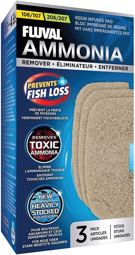 Fluval 106/7 and 206/7 Filter Ammonia Remover Pad