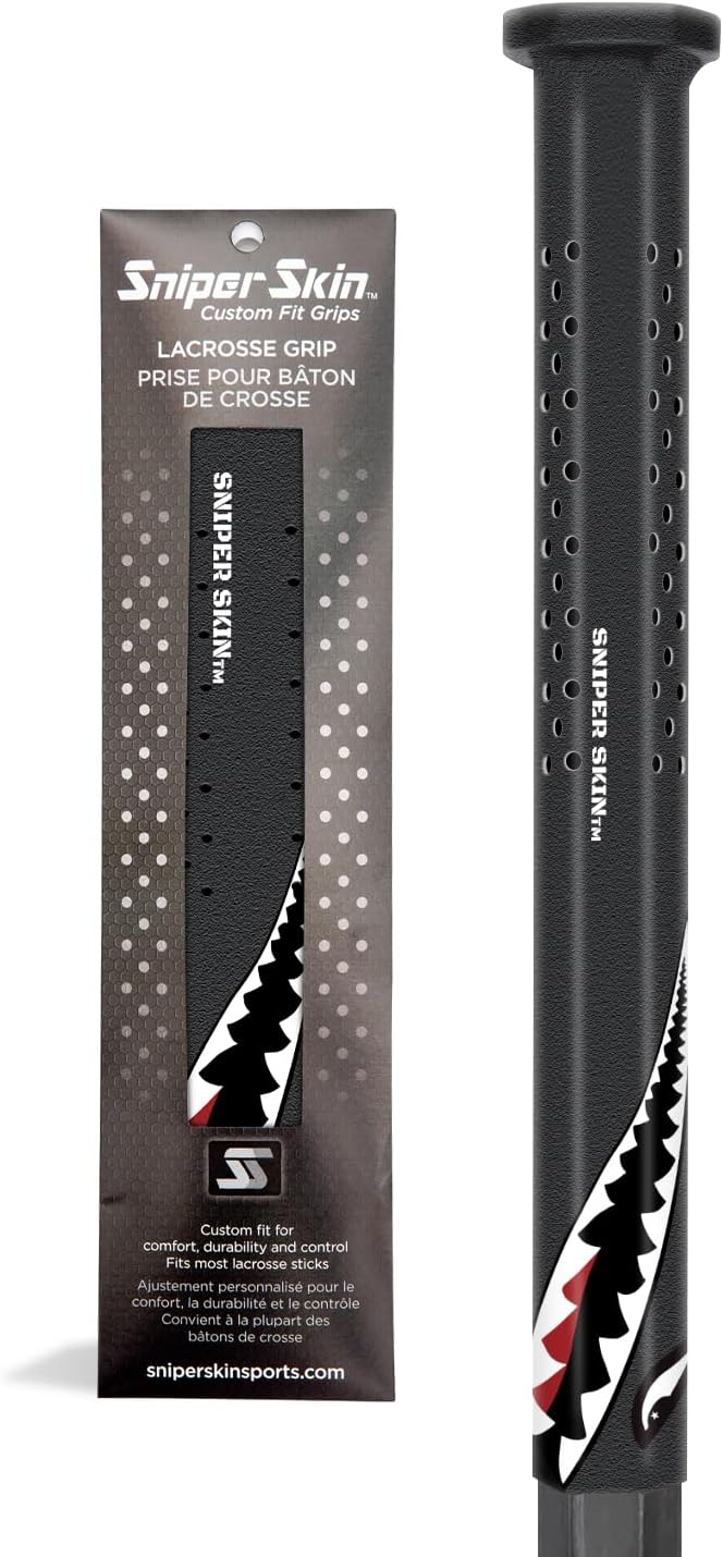 SNIPER SKIN ICT Lacrosse Grip - Waterproof Replacement Wrap - Easy to Install - Perfect Team Swag - Strong Sports Grips - Tack for Longer Lasting Performance and Slip Free Control Grip in Any Weather