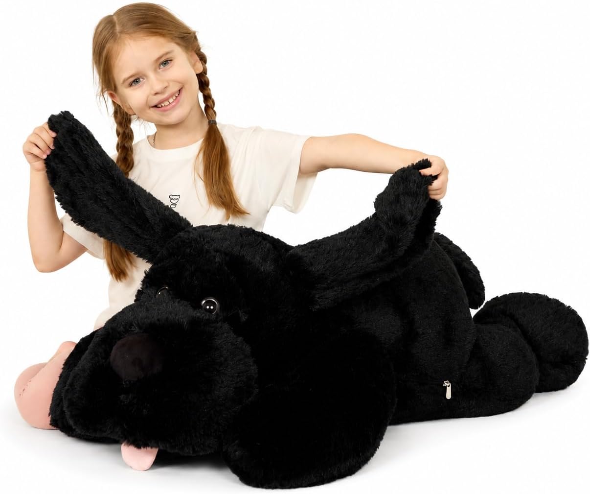 MorisMos Giant Dog Stuffed Animal, 40" Large Stuffed Labrador Dog Plush Toy
