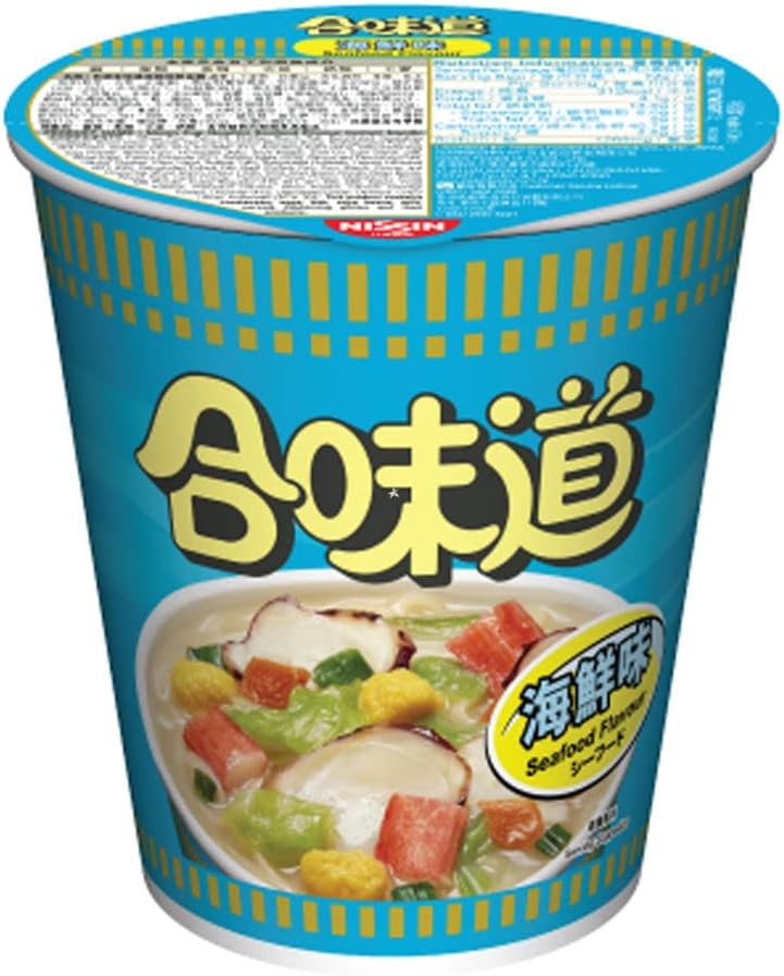 Nissin Seafood Flavour Cup Noodle - 24 Cups