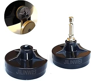 Addi Knitting Machine Adapter with Hex Bit Power Screwdriver Attachment for Drill,Quick Knit Power Adapter,Crank Handle Adapter for Addi Express(22 Needles)/King Size (46 Needles),Black