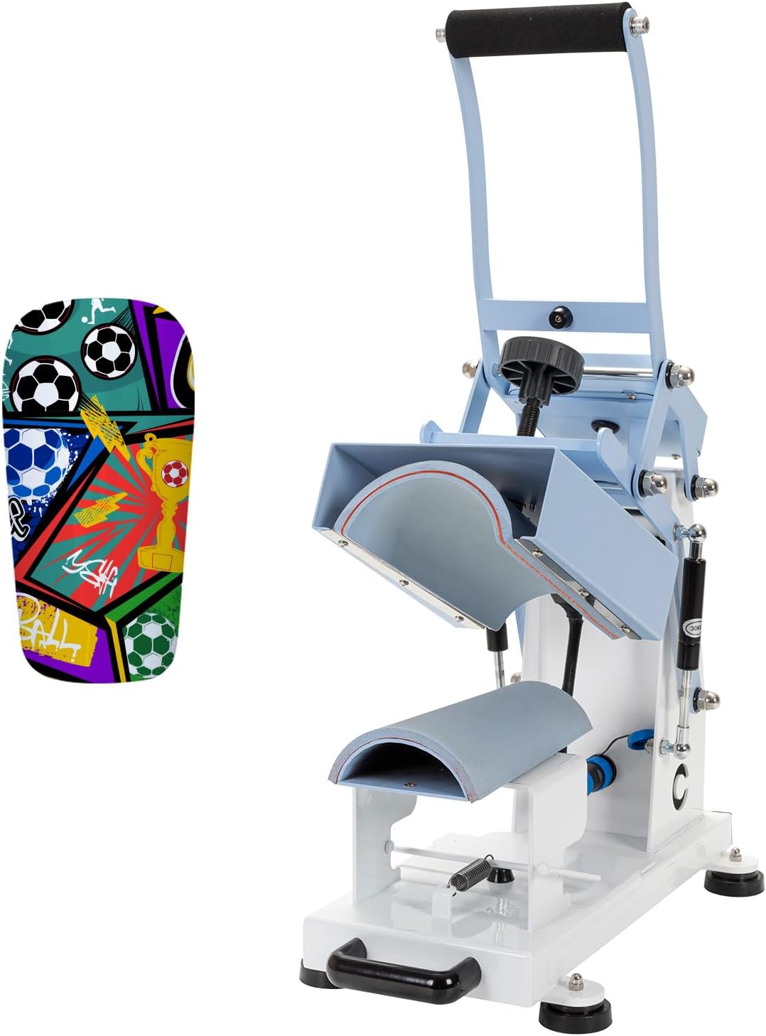 PYD Life Shin Guard Heat Press Machine 220V for Shin Guards Soccer Kids Youth Adult Blanks Sublimation Printing