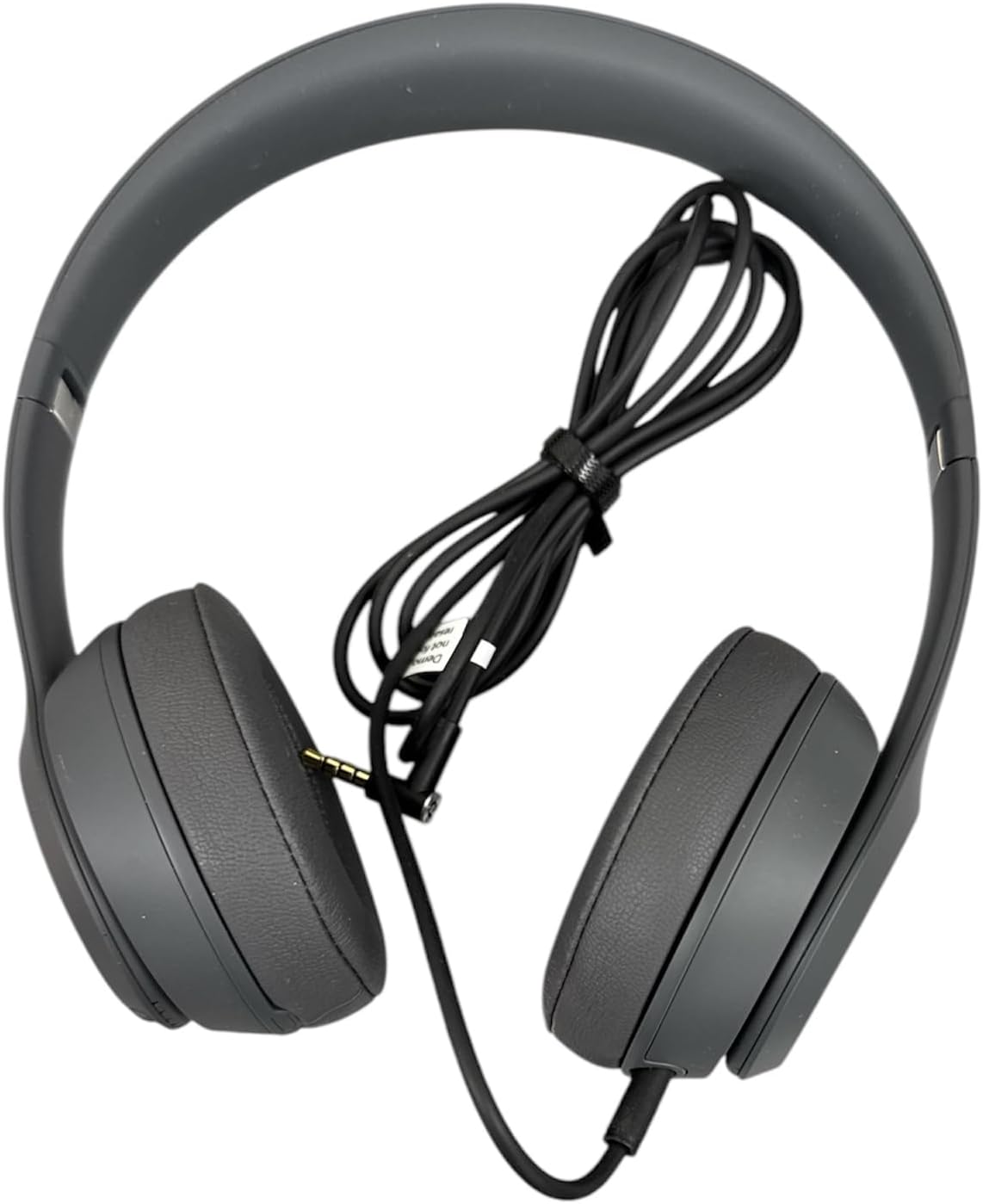 Beats by Dr. Dre Solo3 Wired On-Ear Headphone - Asphalt Gray (Renewed)