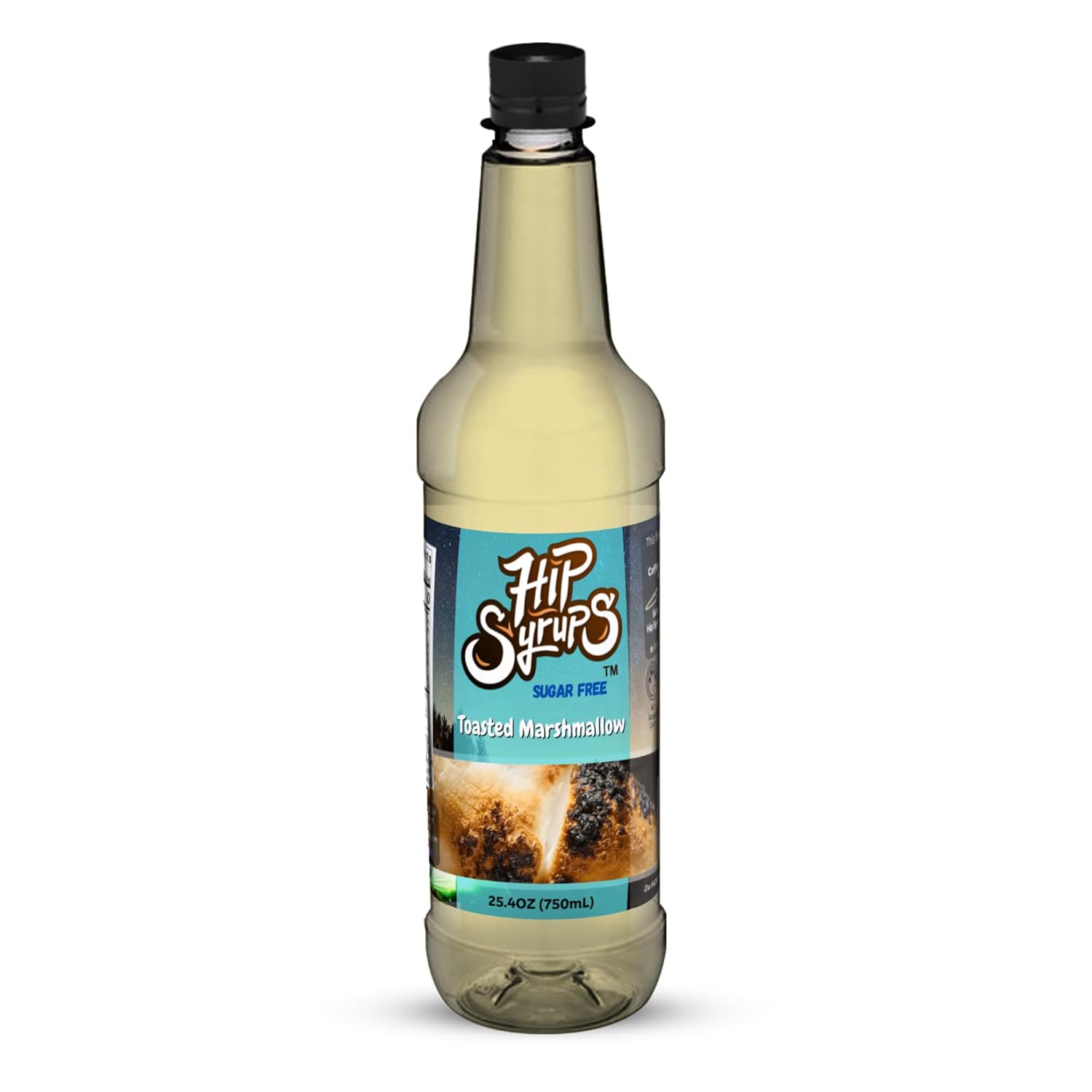 Hip Syrups - Toasted Marshmallow Sugar Free Syrup Designed for Coffee, Hot Cocoa, Toasted Marshmallow Flavoring, Zero Calorie Flavoring, Keto Friendly, Sugar Free