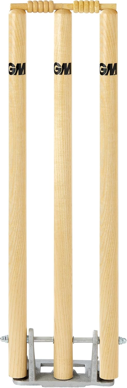 Gunn & Moore GM Springback Cricket Stumps, Tan/Brown