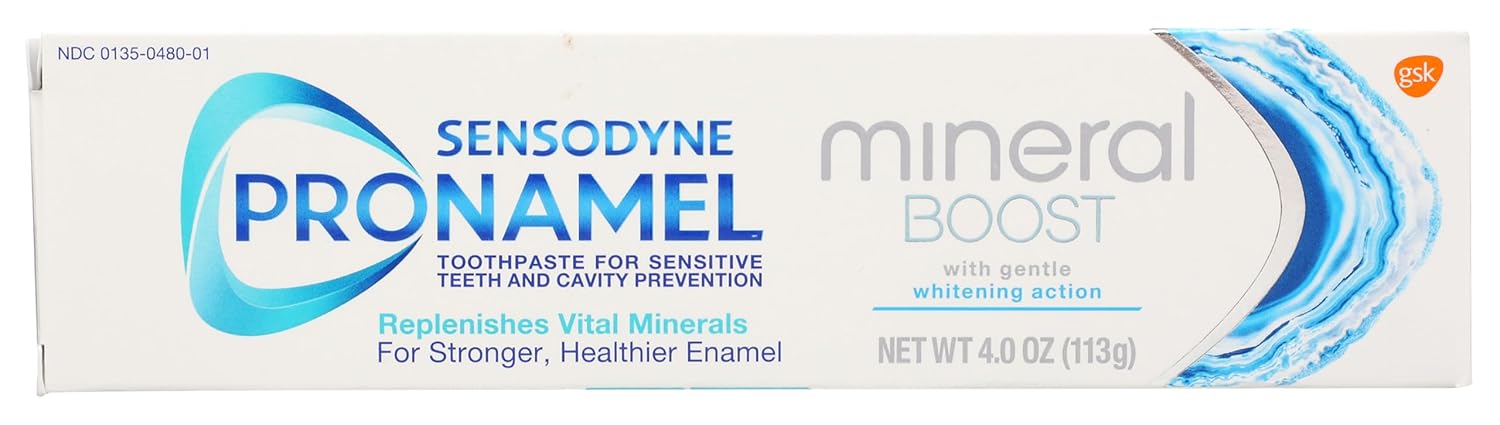 Sensodyne Pronamel Mineral Boost Whitening Action Enamel Toothpaste for Sensitive Teeth - 4 oz