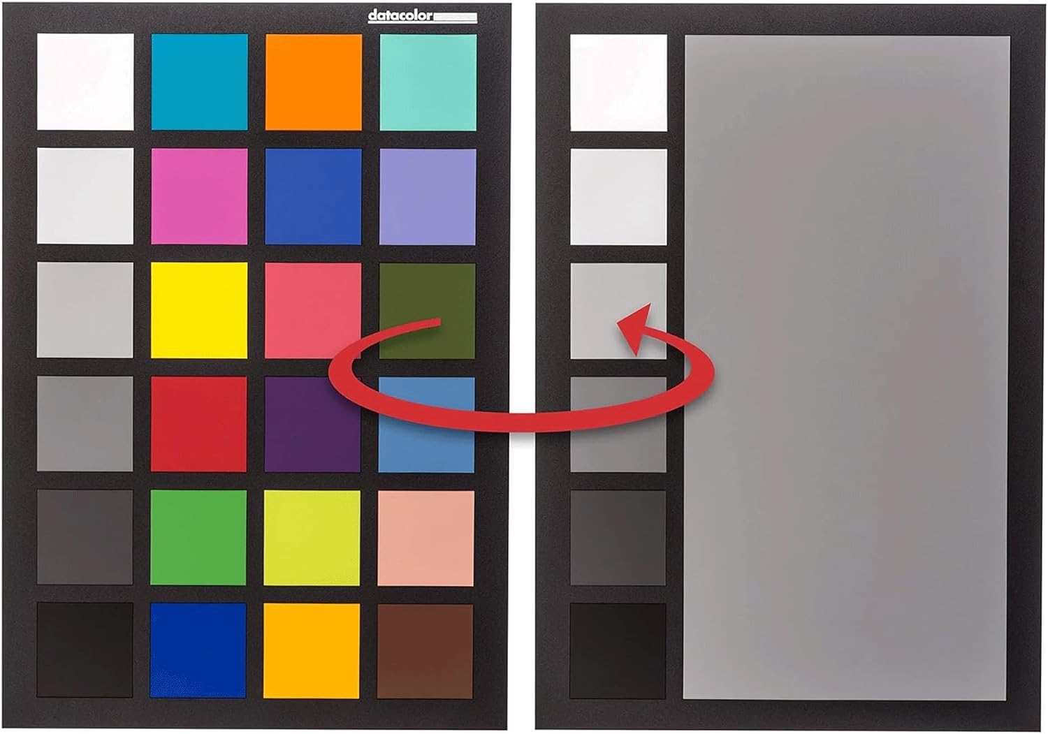 Datacolor SpyderCheckr 24 Camera Color Checker Chart with Grey Card