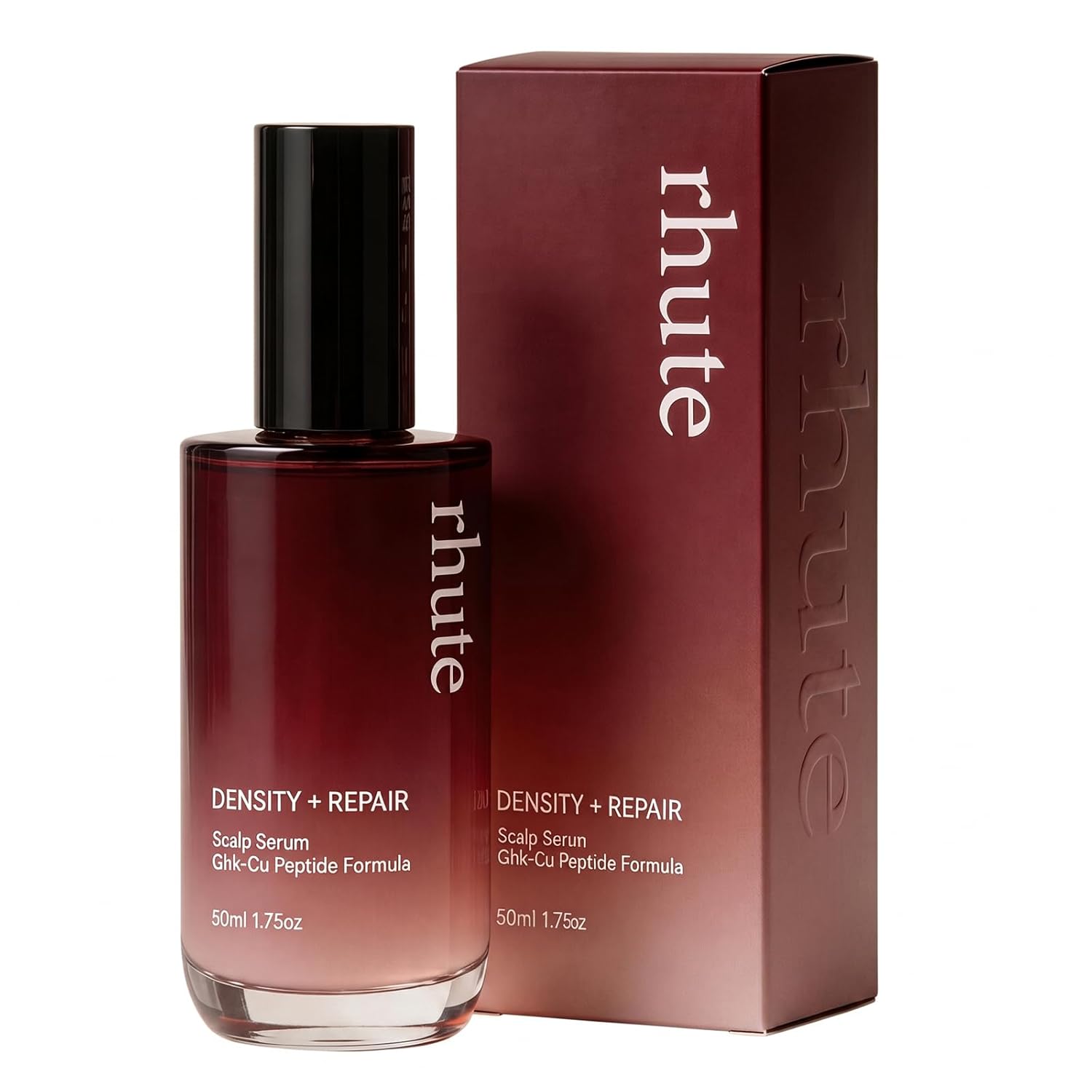 Rhute Hair Serum, Rhute Scalp Serum Daily Strengthening Treatment for Weak or Damaged Haireptide-Powered Formula for Thicker (1pcs)