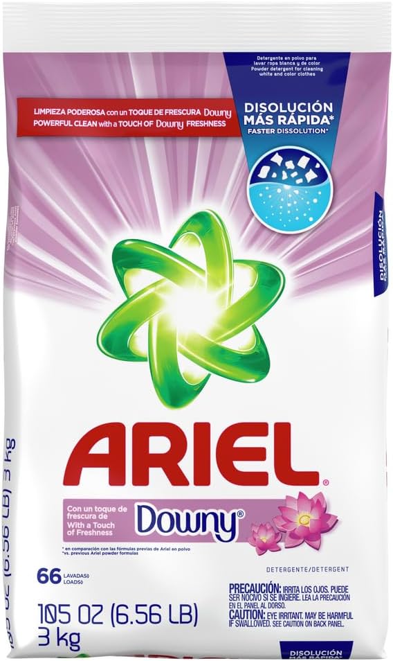 Ariel, with a Touch of Downy Freshness, Powder Laundry Detergent, 105 oz, 66 loads