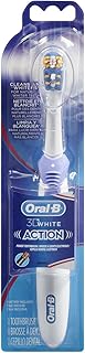 Oral-B 3D White Action Power Toothbrush, 1 Count (Colors May Vary), Multi-colored